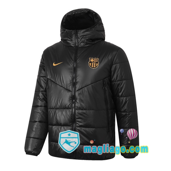 Magliago - Passione Maglie Thai Affidabili Basso Costo Online Shop | Uomo Piumino Da Calcio FC Barcellona Nero 2020/2021