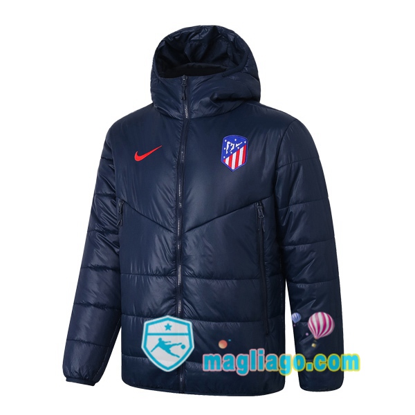 Magliago - Passione Maglie Thai Affidabili Basso Costo Online Shop | Uomo Piumino Da Calcio Atletico Madrid Blu Royal 2020/2021