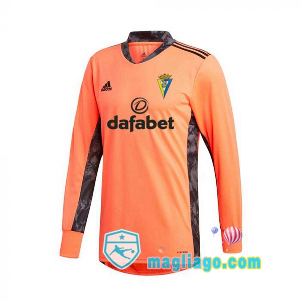 Magliago - Passione Maglie Thai Affidabili Basso Costo Online Shop | Maglia Cadiz CF Uomo Portiere Maniche Lunghe Arancione 2020/2021