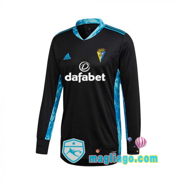 Magliago - Passione Maglie Thai Affidabili Basso Costo Online Shop | Maglia Cadiz CF Uomo Portiere Maniche Lunghe Nero 2020/2021