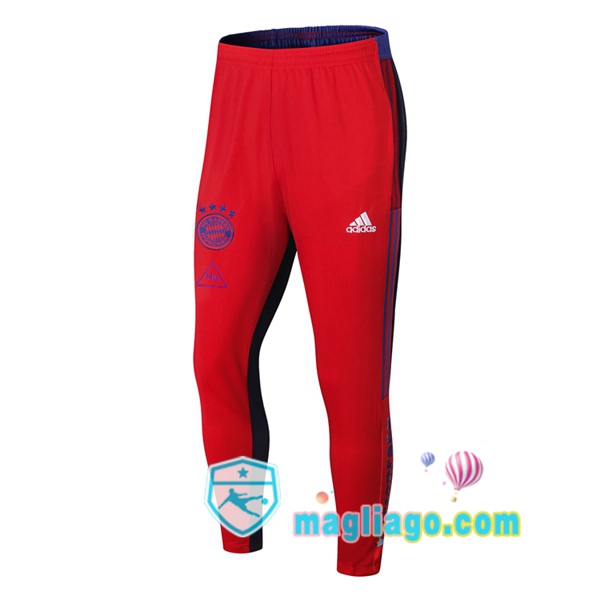 Magliago - Passione Maglie Thai Affidabili Basso Costo Online Shop | Pantaloni Da Allenamento Bayern Monaco Adidas X Human Race Rosso 2020/2021