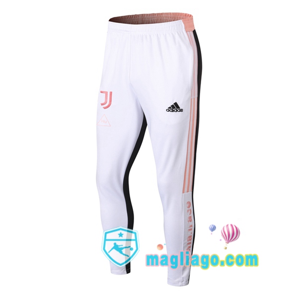Magliago - Passione Maglie Thai Affidabili Basso Costo Online Shop | Pantaloni Da Allenamento Juventus Adidas X Human Race Bianco 2020/2021