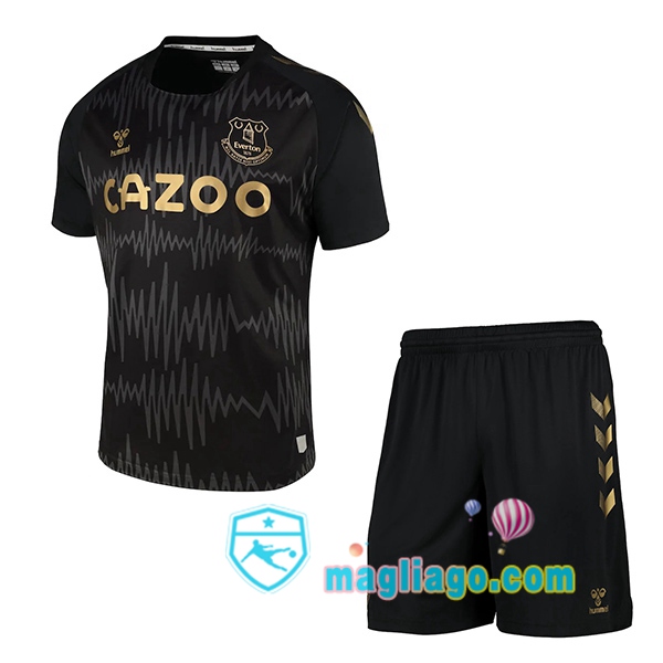 Magliago - Passione Maglie Thai Affidabili Basso Costo Online Shop | Maglia Everton Bambino Portiere Nero 2020/2021