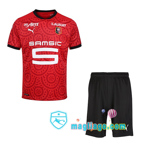 Magliago - Passione Maglie Thai Affidabili Basso Costo Online Shop | Maglia Stade Rennais Bambino Prima 2020/2021