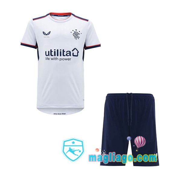 Magliago - Passione Maglie Thai Affidabili Basso Costo Online Shop | Maglia Rangers FC Bambino Seconda 2020/2021