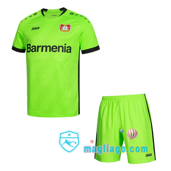 Magliago - Passione Maglie Thai Affidabili Basso Costo Online Shop | Maglia Bayer 04 Leverkusen Bambino Portiere Verde 2020/2021