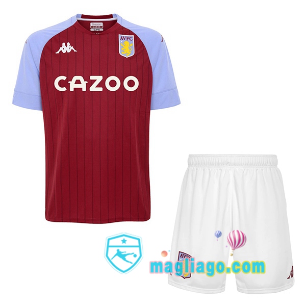 Magliago - Passione Maglie Thai Affidabili Basso Costo Online Shop | Maglia Aston Villa Bambino Prima 2020/2021