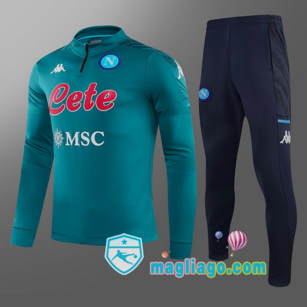 Magliago - Passione Maglie Thai Affidabili Basso Costo Online Shop | Tuta da Allenamento SSC Napoli Bambino Ciano 2020/2021