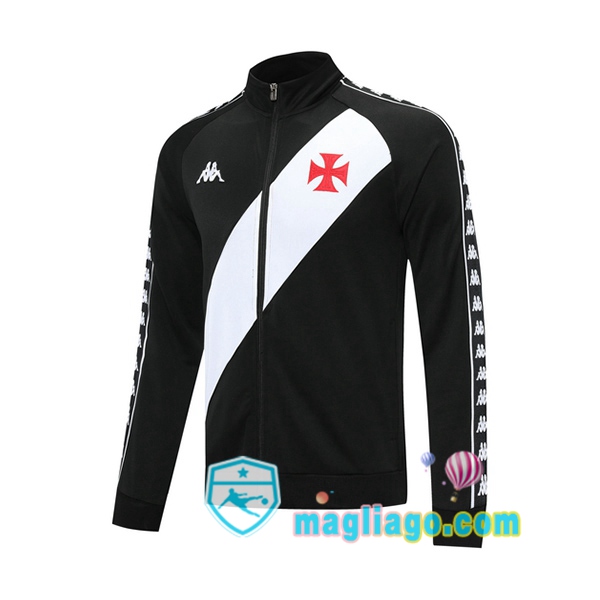 Magliago - Passione Maglie Thai Affidabili Basso Costo Online Shop | Giacca Calcio CR Vasco da Gama Nero Bianco 2020/2021