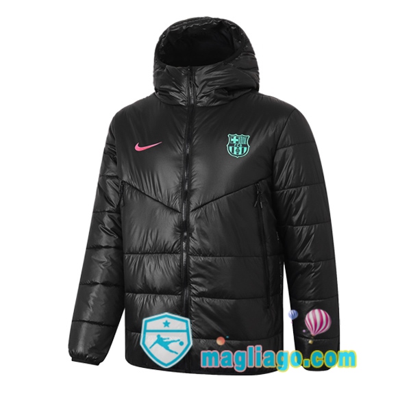 Magliago - Passione Maglie Thai Affidabili Basso Costo Online Shop | Uomo Piumino Da Calcio FC Barcellona Nero 2020/2021