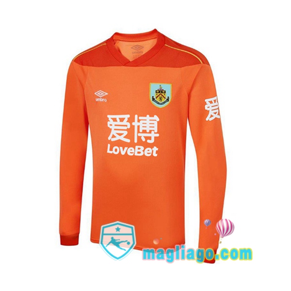 Magliago - Passione Maglie Thai Affidabili Basso Costo Online Shop | Maglia Burnley Uomo Portiere Maniche Lunghe Arancione 2020/2021