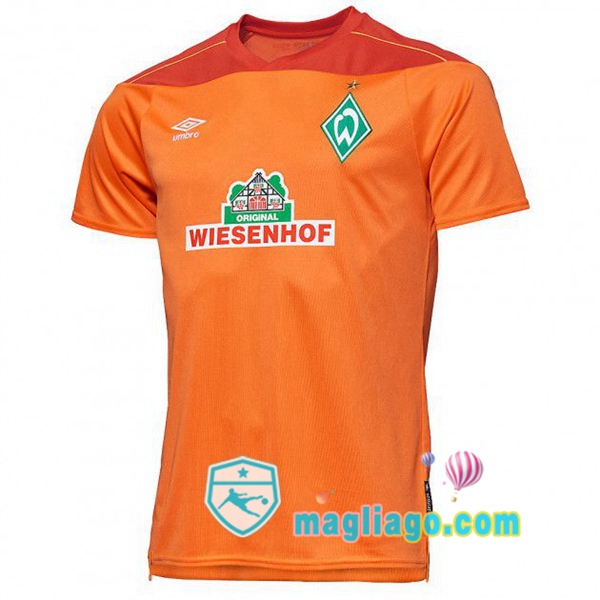 Magliago - Passione Maglie Thai Affidabili Basso Costo Online Shop | Maglia SV Werder Bremen Uomo Portiere Arancione 2020/2021