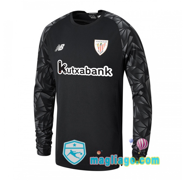 Magliago - Passione Maglie Thai Affidabili Basso Costo Online Shop | Maglia Athletic Bilbao Portiere Maniche Lunghe Nero 2020/2021