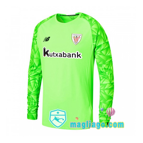 Magliago - Passione Maglie Thai Affidabili Basso Costo Online Shop | Maglia Athletic Bilbao Portiere Maniche Lunghe Verde 2020/2021