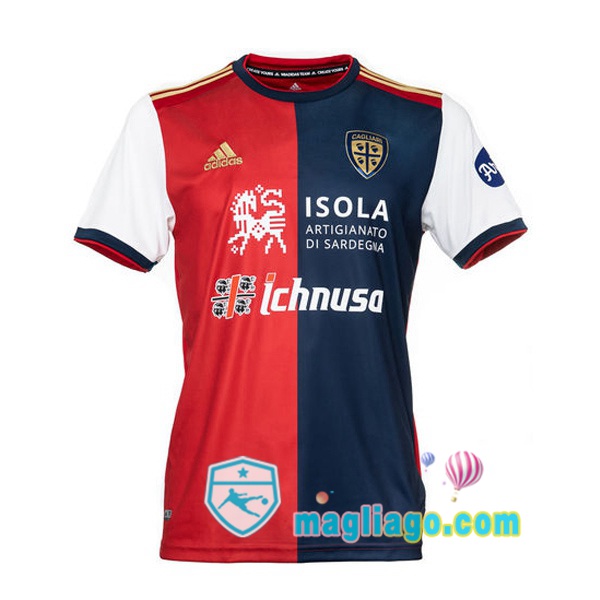 Magliago - Passione Maglie Thai Affidabili Basso Costo Online Shop | Maglia Cagliari Calcio Prima 2020/2021