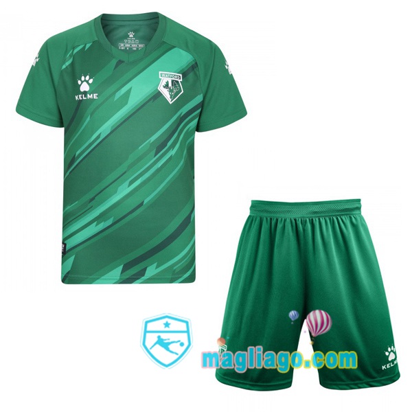 Magliago - Passione Maglie Thai Affidabili Basso Costo Online Shop | Maglia Watford FC Bambino Portiere Verde 2020/2021