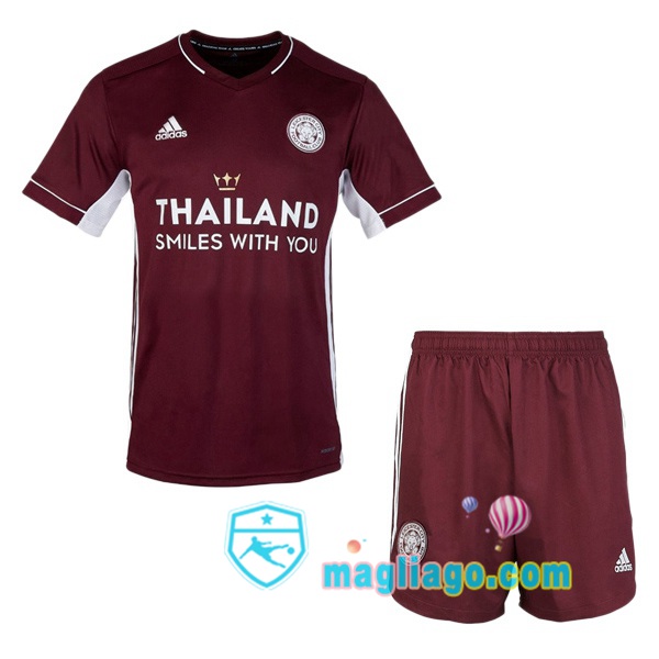 Magliago - Passione Maglie Thai Affidabili Basso Costo Online Shop | Maglia Leicester City Bambino Seconda Thailand Smiles With You 2020/2021