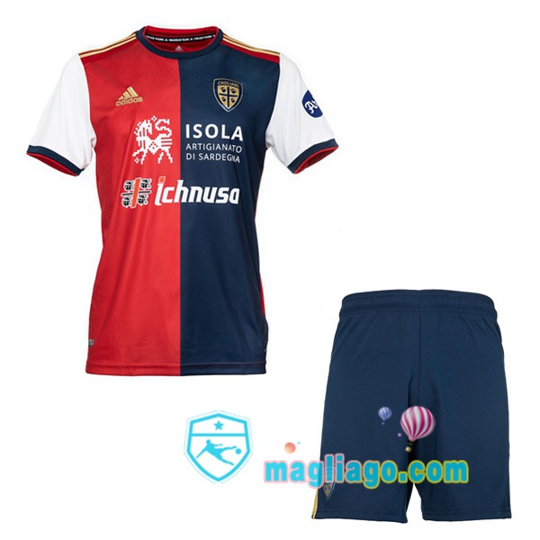 Magliago - Passione Maglie Thai Affidabili Basso Costo Online Shop | Maglia Cagliari Calcio Bambino Prima 2020/2021