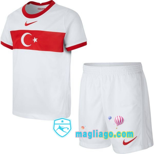 Nazionale Maglia Turchia Bambino Prima 2020/2021