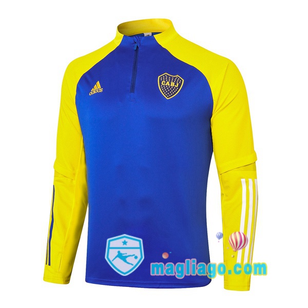 Magliago - Passione Maglie Thai Affidabili Basso Costo Online Shop | Felpe Allenamento Boca Juniors Blu Giallo 2020/2021