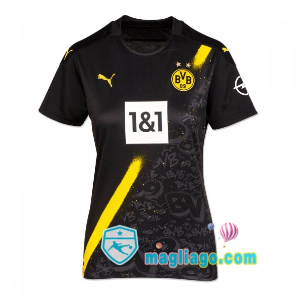 Magliago - Passione Maglie Thai Affidabili Basso Costo Online Shop | Maglia Dortmund BVB Donna Seconda 2020/2021