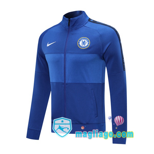 Magliago - Passione Maglie Thai Affidabili Basso Costo Online Shop | Giacca Calcio FC Chelsea Blu 2020/2021