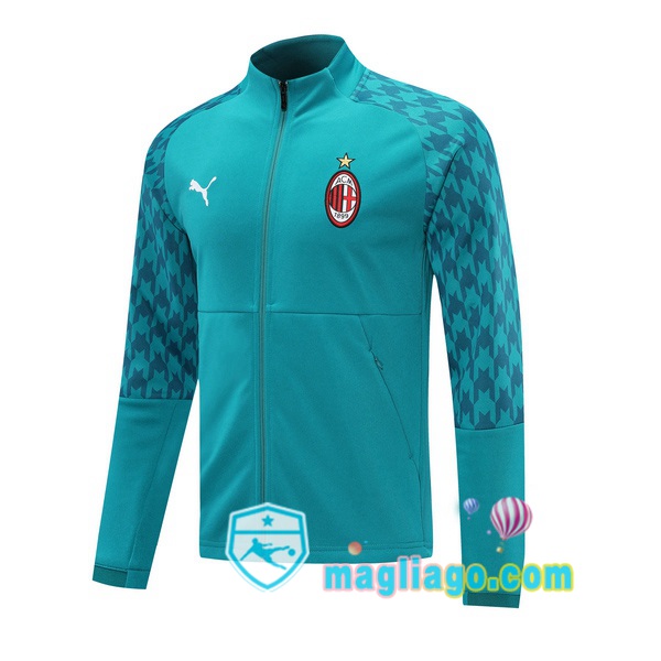 Magliago - Passione Maglie Thai Affidabili Basso Costo Online Shop | Giacca Calcio AC Milan Blu 2020/2021