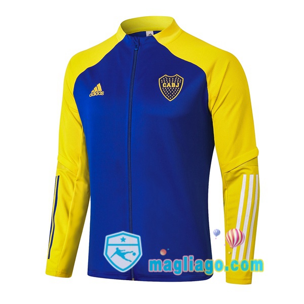 Magliago - Passione Maglie Thai Affidabili Basso Costo Online Shop | Giacca Calcio Boca Juniors Blu Giallo 2020/2021