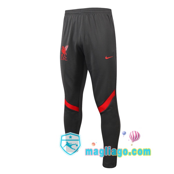 Magliago - Passione Maglie Thai Affidabili Basso Costo Online Shop | Pantaloni Da Allenamento FC Liverpool Grigio Scuro 2020/2021