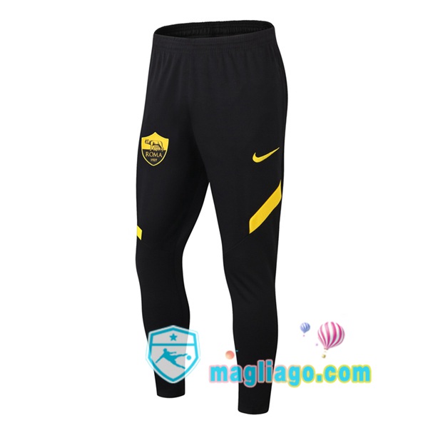 Magliago - Passione Maglie Thai Affidabili Basso Costo Online Shop | Pantaloni Da Allenamento AS Roma Nero 2020/2021