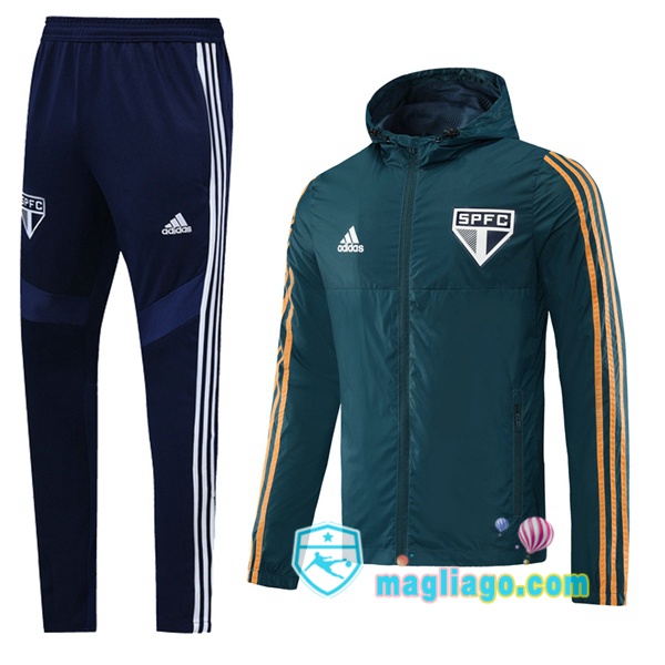 Magliago - Passione Maglie Thai Affidabili Basso Costo Online Shop | Giacca a Vento Sao Paulo FC Blu 2019/2020