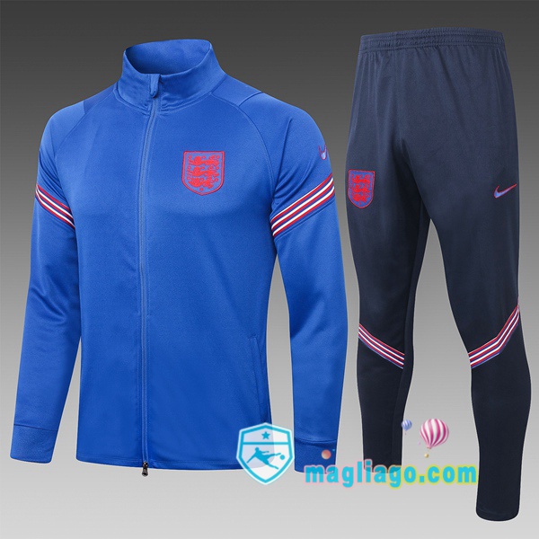 Magliago - Passione Maglie Thai Affidabili Basso Costo Online Shop | Giacca Da Allenamento Inghilterra Bambino Blu 2020/2021