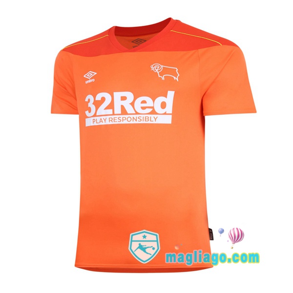 Magliago - Passione Maglie Thai Affidabili Basso Costo Online Shop | Maglia Derby County FC Uomo Portiere Arancione 2020/2021