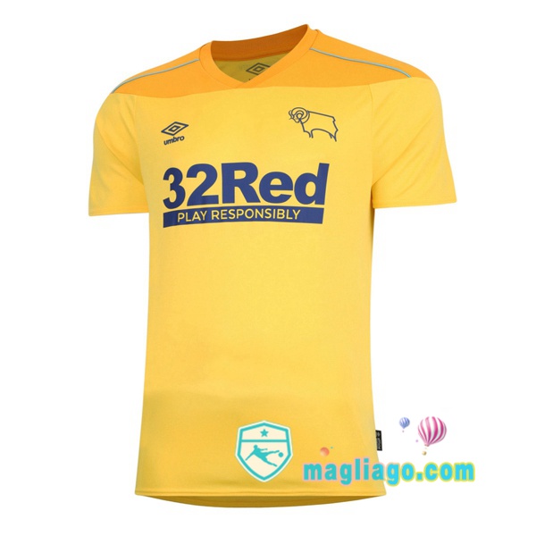 Magliago - Passione Maglie Thai Affidabili Basso Costo Online Shop | Maglia Derby County FC Uomo Portiere Giallo 2020/2021