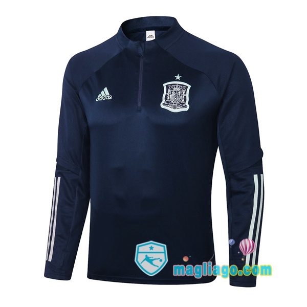 Magliago - Passione Maglie Thai Affidabili Basso Costo Online Shop | Felpe Allenamento Spagna Blu Royal 2020/2021