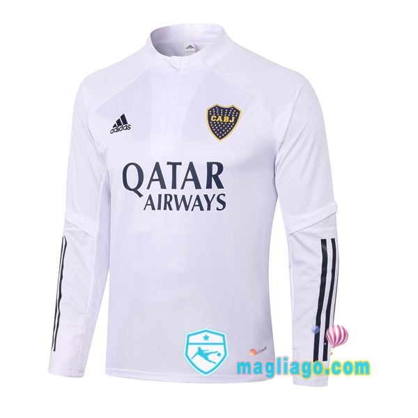 Magliago - Passione Maglie Thai Affidabili Basso Costo Online Shop | Felpe Allenamento Boca Juniors Bianco 2020/2021