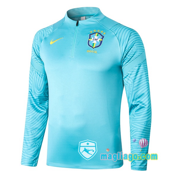 Magliago - Passione Maglie Thai Affidabili Basso Costo Online Shop | Felpe Allenamento Brasile Blu 2020/2021
