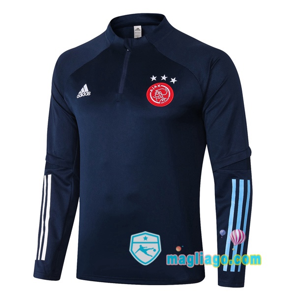 Magliago - Passione Maglie Thai Affidabili Basso Costo Online Shop | Felpe Allenamento AFC Ajax Blu Royal 2020/2021