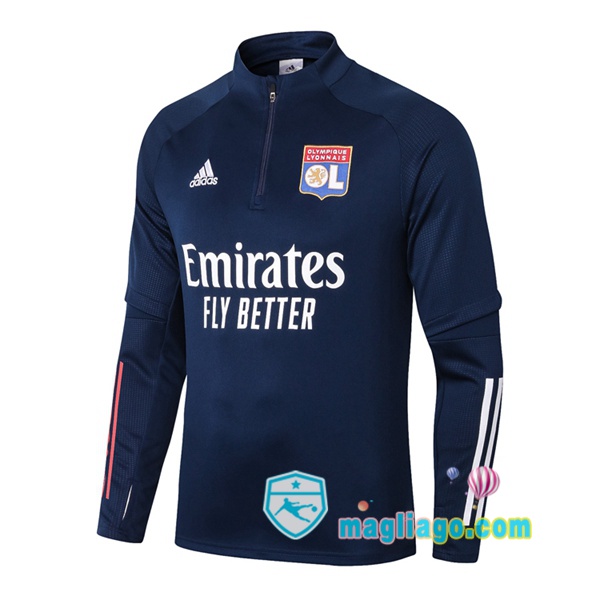 Magliago - Passione Maglie Thai Affidabili Basso Costo Online Shop | Felpe Allenamento Lyon OL Blu Royal 2020/2021