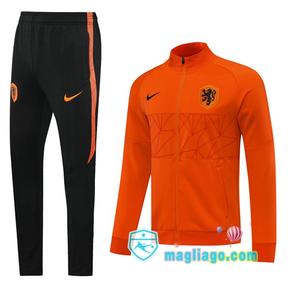 Magliago - Passione Maglie Thai Affidabili Basso Costo Online Shop | Giacca Da Allenamento Paesi Bassi Arancione 2020/2021