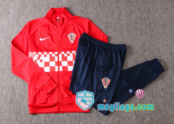 Giacca Da Allenamento Croazia Rosso 2020/2021