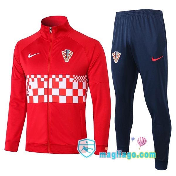 Giacca Da Allenamento Croazia Rosso 2020/2021