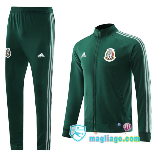 Magliago - Passione Maglie Thai Affidabili Basso Costo Online Shop | Giacca Da Allenamento Messico Verde 2020/2021