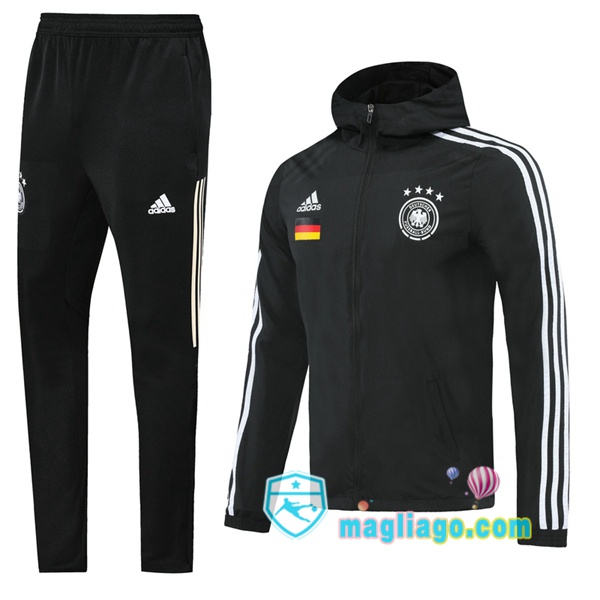 Magliago - Passione Maglie Thai Affidabili Basso Costo Online Shop | Giacca a Vento Germania Nero 2020/2021