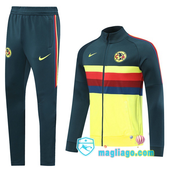Magliago - Passione Maglie Thai Affidabili Basso Costo Online Shop | Giacca Da Allenamento Club America Giallo 2020/2021