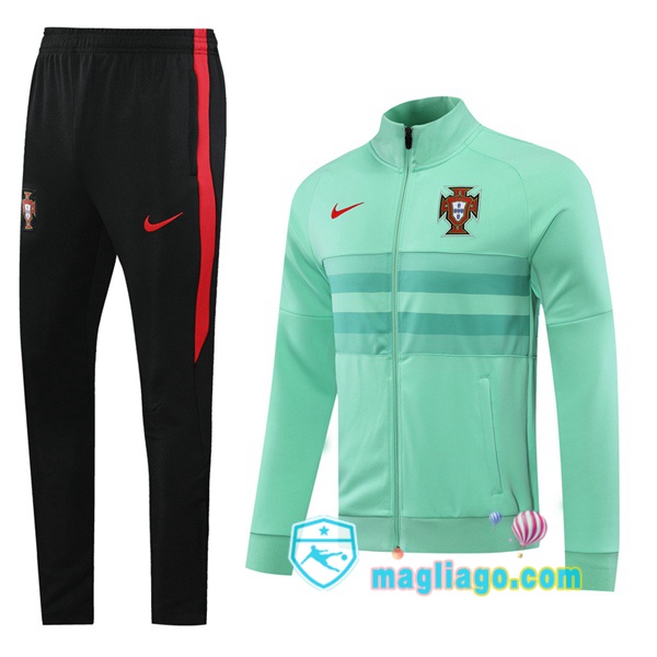 Magliago - Passione Maglie Thai Affidabili Basso Costo Online Shop | Giacca Da Allenamento Portogallo Verde 2020/2021