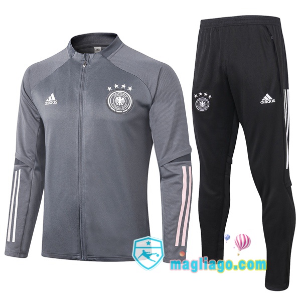 Magliago - Passione Maglie Thai Affidabili Basso Costo Online Shop | Giacca Da Allenamento Germania Grigio Scuro 2020/2021