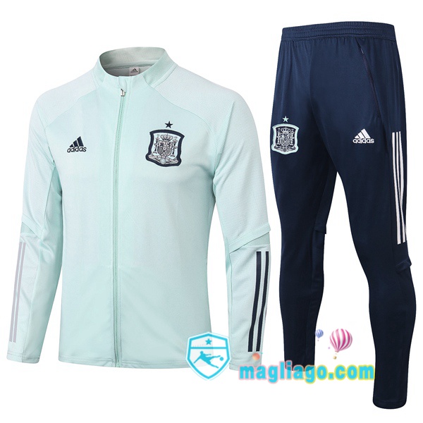 Magliago - Passione Maglie Thai Affidabili Basso Costo Online Shop | Giacca Da Allenamento Spagna Verde 2020/2021