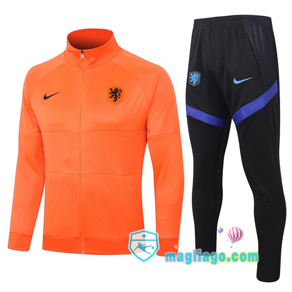 Magliago - Passione Maglie Thai Affidabili Basso Costo Online Shop | Giacca Da Allenamento Paesi Bassi Arancione 2020/2021