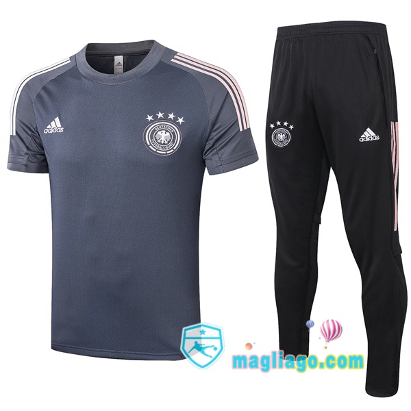 Magliago - Passione Maglie Thai Affidabili Basso Costo Online Shop | Maglie Allenamento Germania + Pantaloni Grigio Scuro 2020/2021